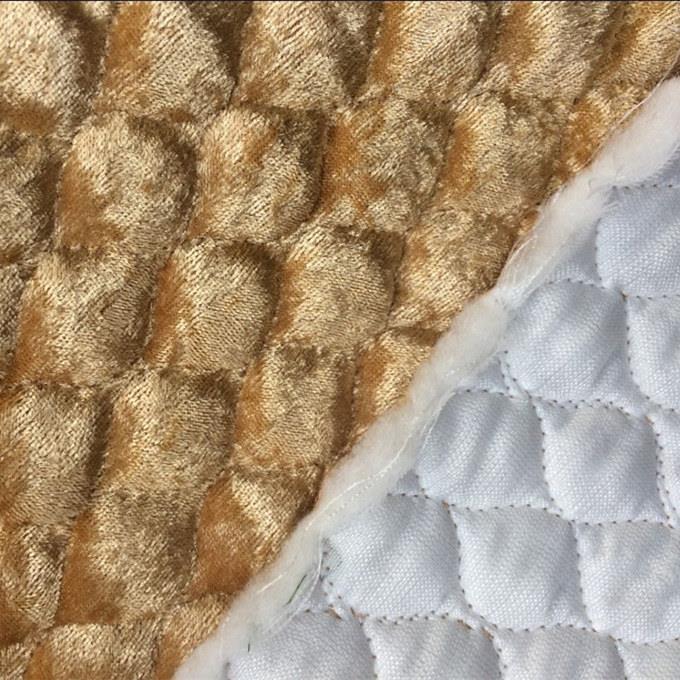 Knitted Embroidery Suede Fabric