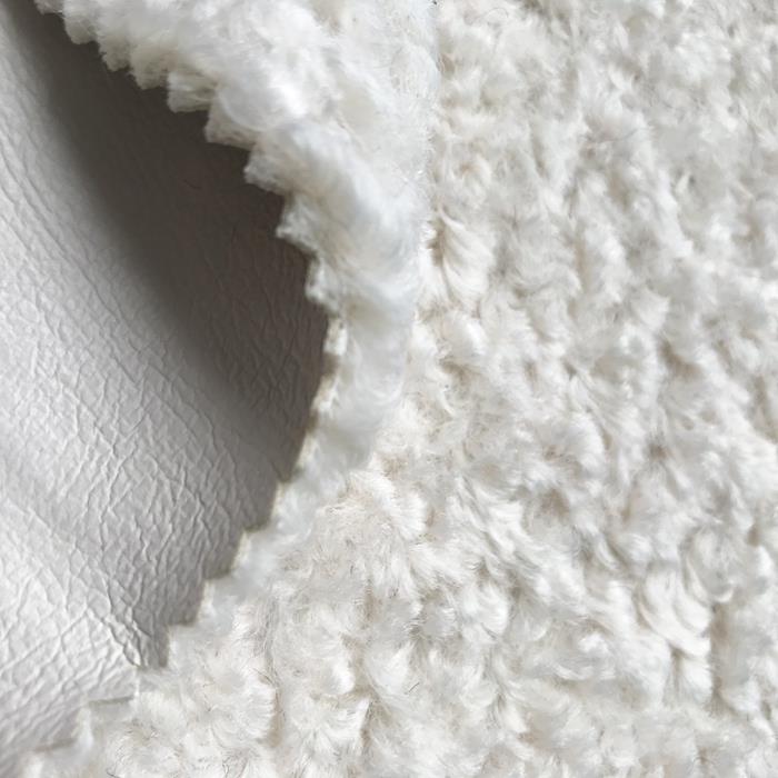 Pu With Fur Fabric